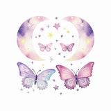 Purple Moon & Butterfly